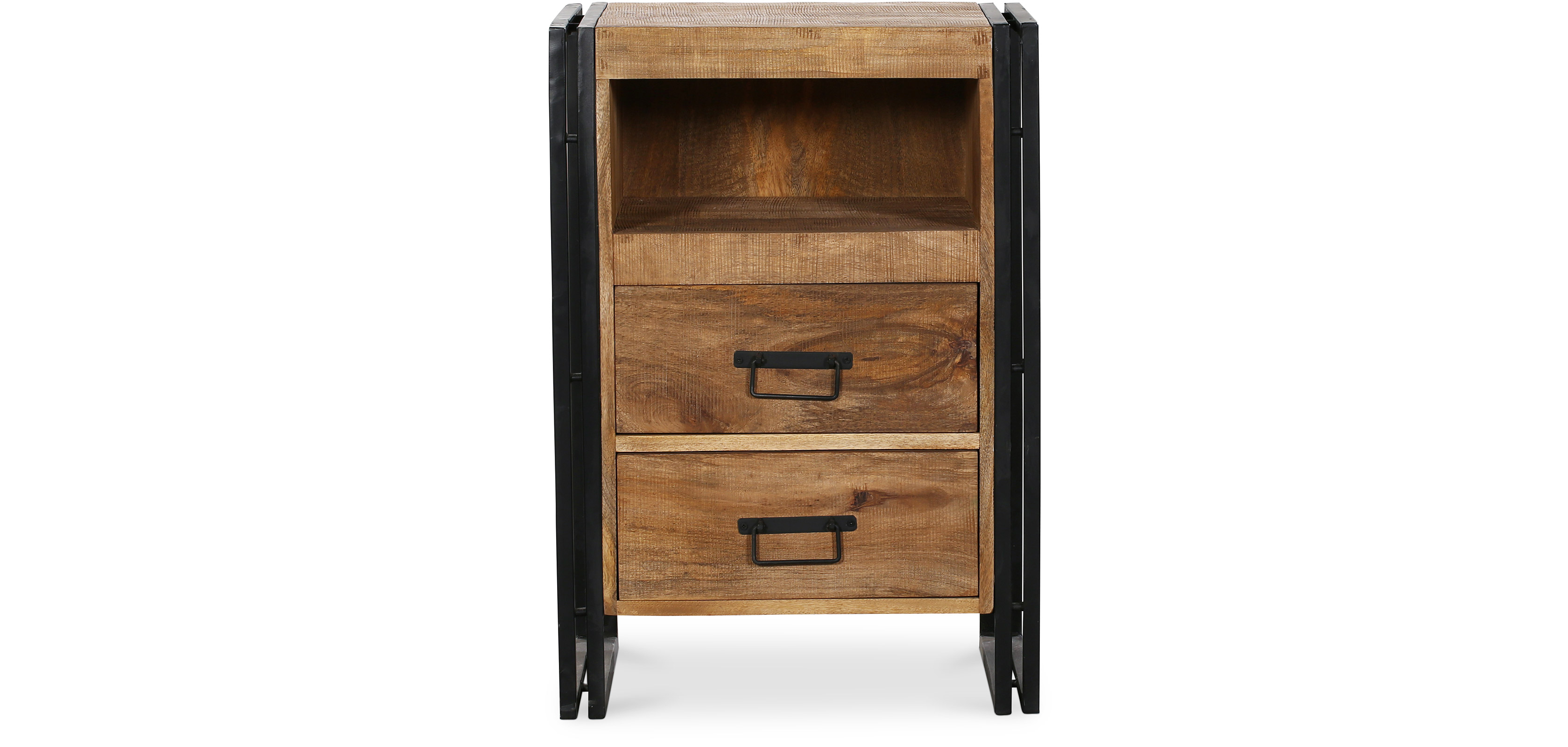 Table De Chevet Onawa En Bois Style Industriel Vintage