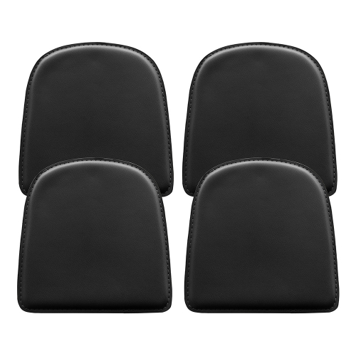 BUYUE Lot de 4 coussins magnétiques en lin naturel pour chaise en métal – Antidérapants améliorés – Pour