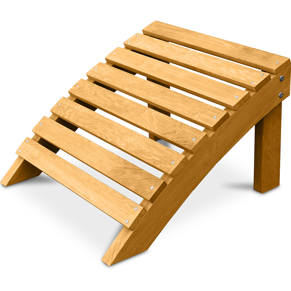 VEVOR Repose-Pieds Pliable Adirondack 430x480x330 Mm PEHD - Résistant Intempéries Pour Extérieur Patio Gris