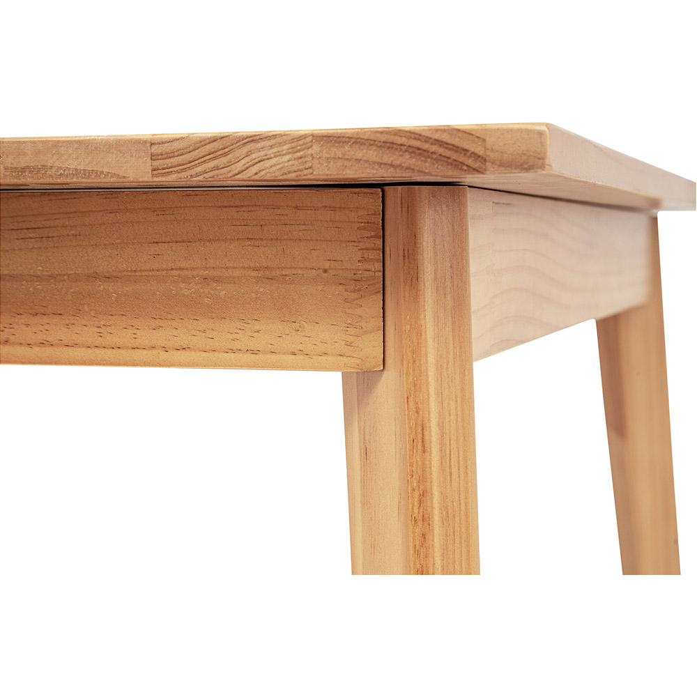 Table à manger extensible en bois et céramique 160-200x90cm - VEJEND