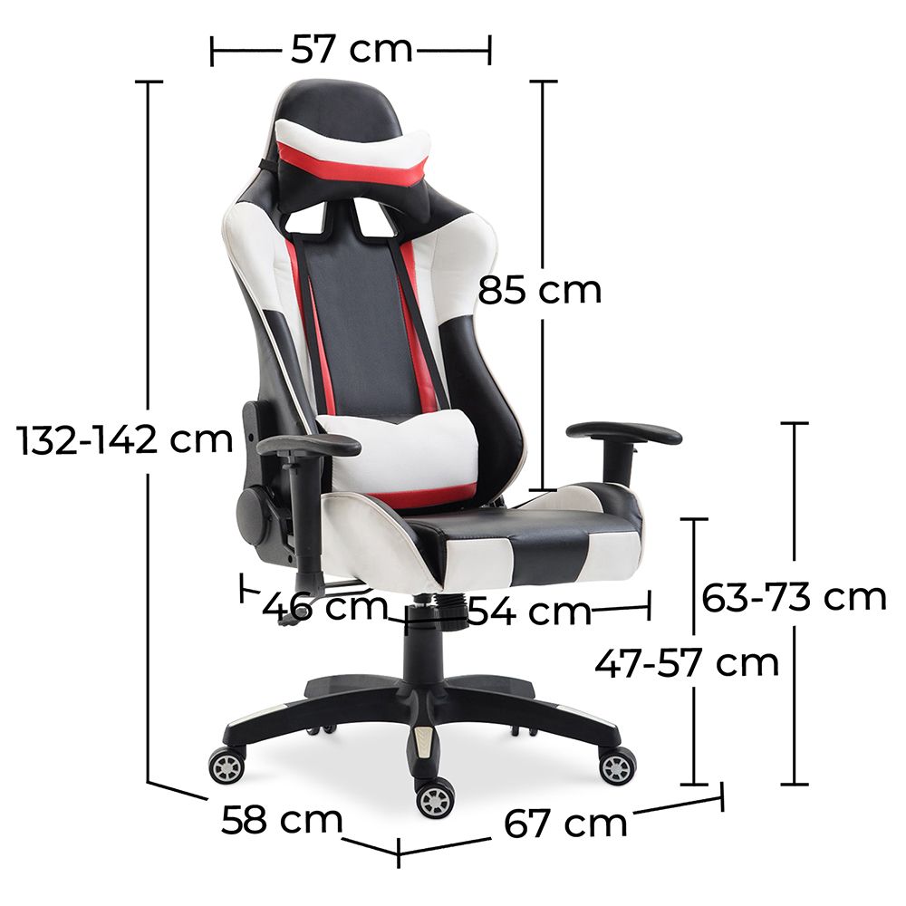 Chaise de bureau Gaming ergonomique inclinable à 180°