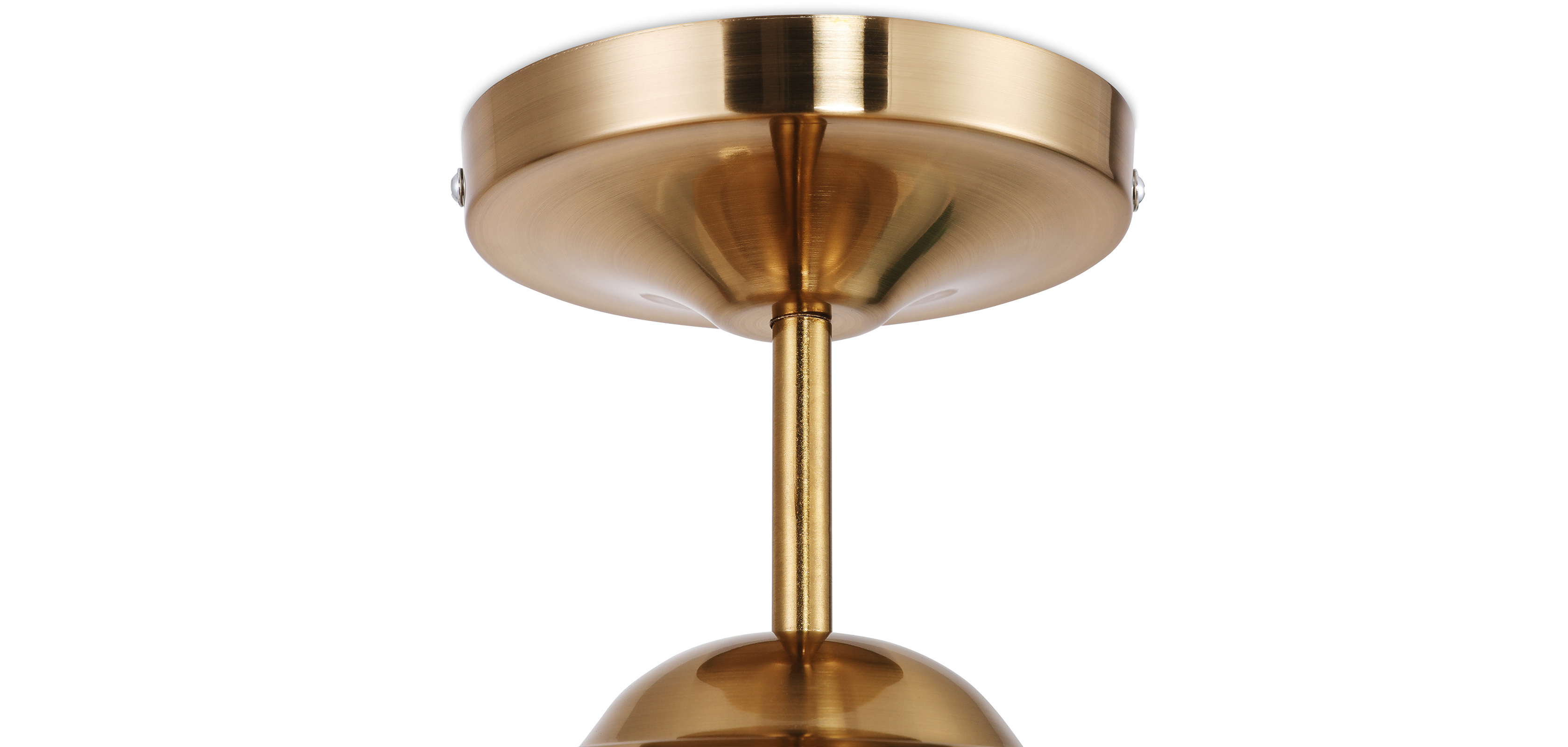 Plafonnier doré design